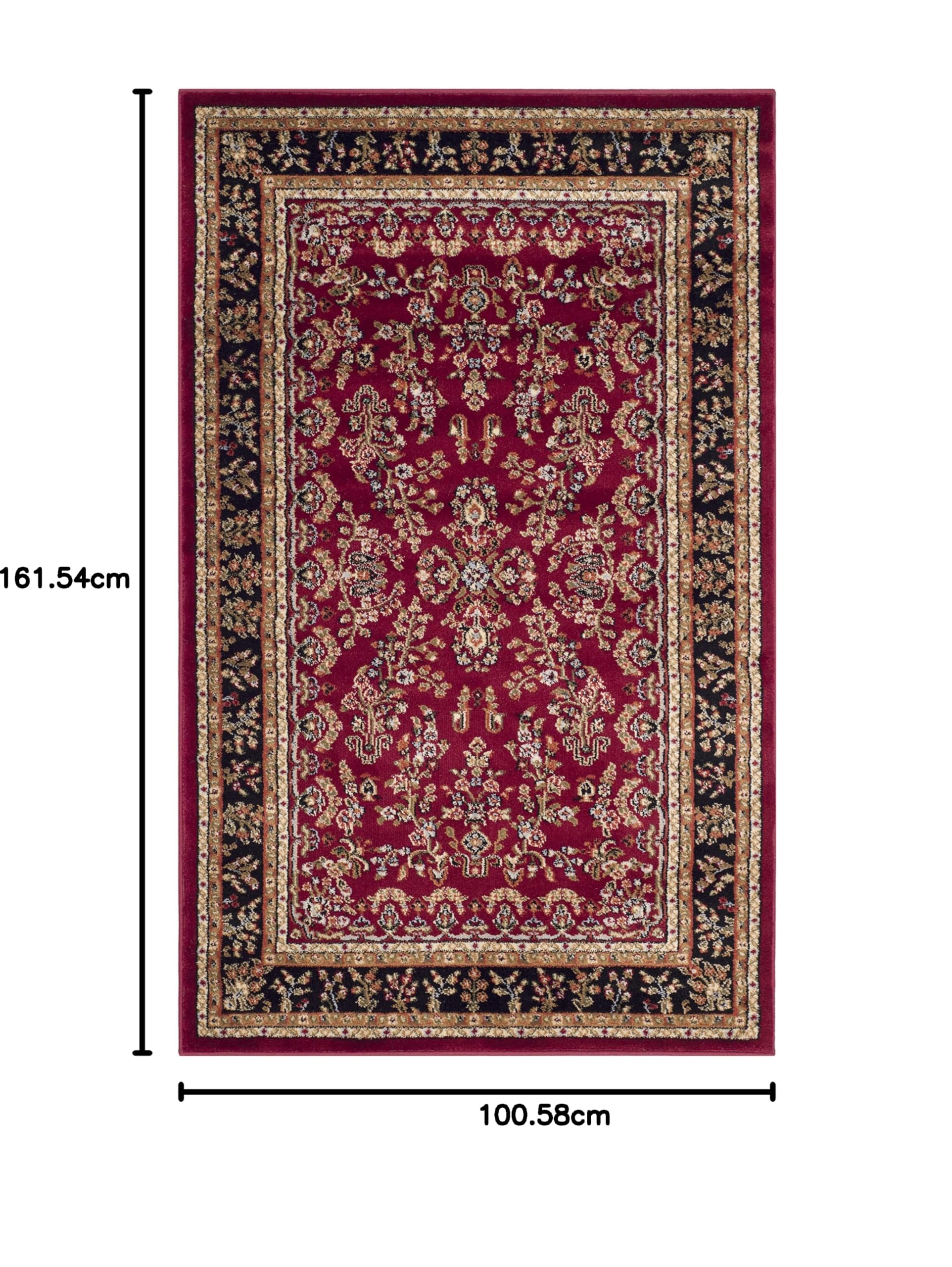 Image secondaire de Tapis Traditionnel Safavieh Lyndhurst Rouge et Noir - 90 x 150 cm