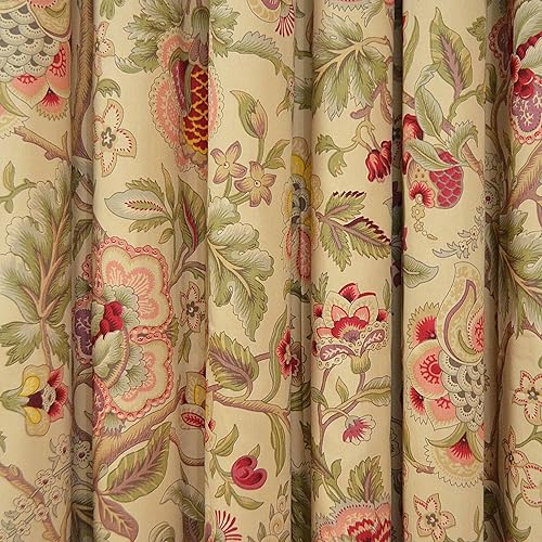 Miniatura 3 de Waverly Imperial Dress Cortinas florales decorativas para ventanas de dormitorio y sala, con bolsillo para cortinero (1 panel), 52" x 84", estampado