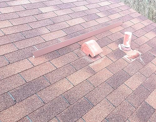 Miniatura 10 de Eagle 1 - Desviador de lluvia de calibre 26 de 5 pies - Uñas e instrucciones incluidas (acabado de aluminio, cobre, galvanizado, acero inoxidable y