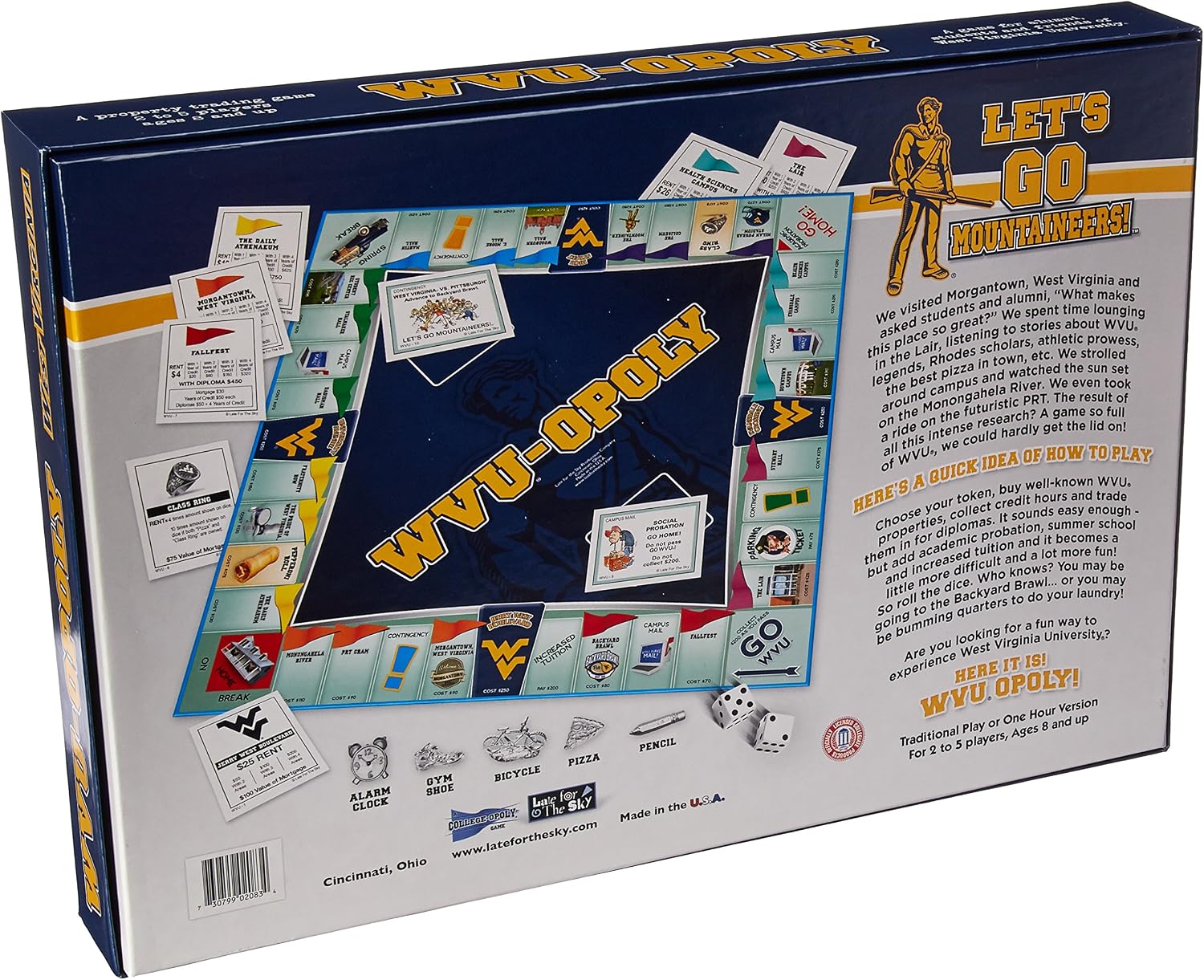 Late for the Sky West Virginiaopoly