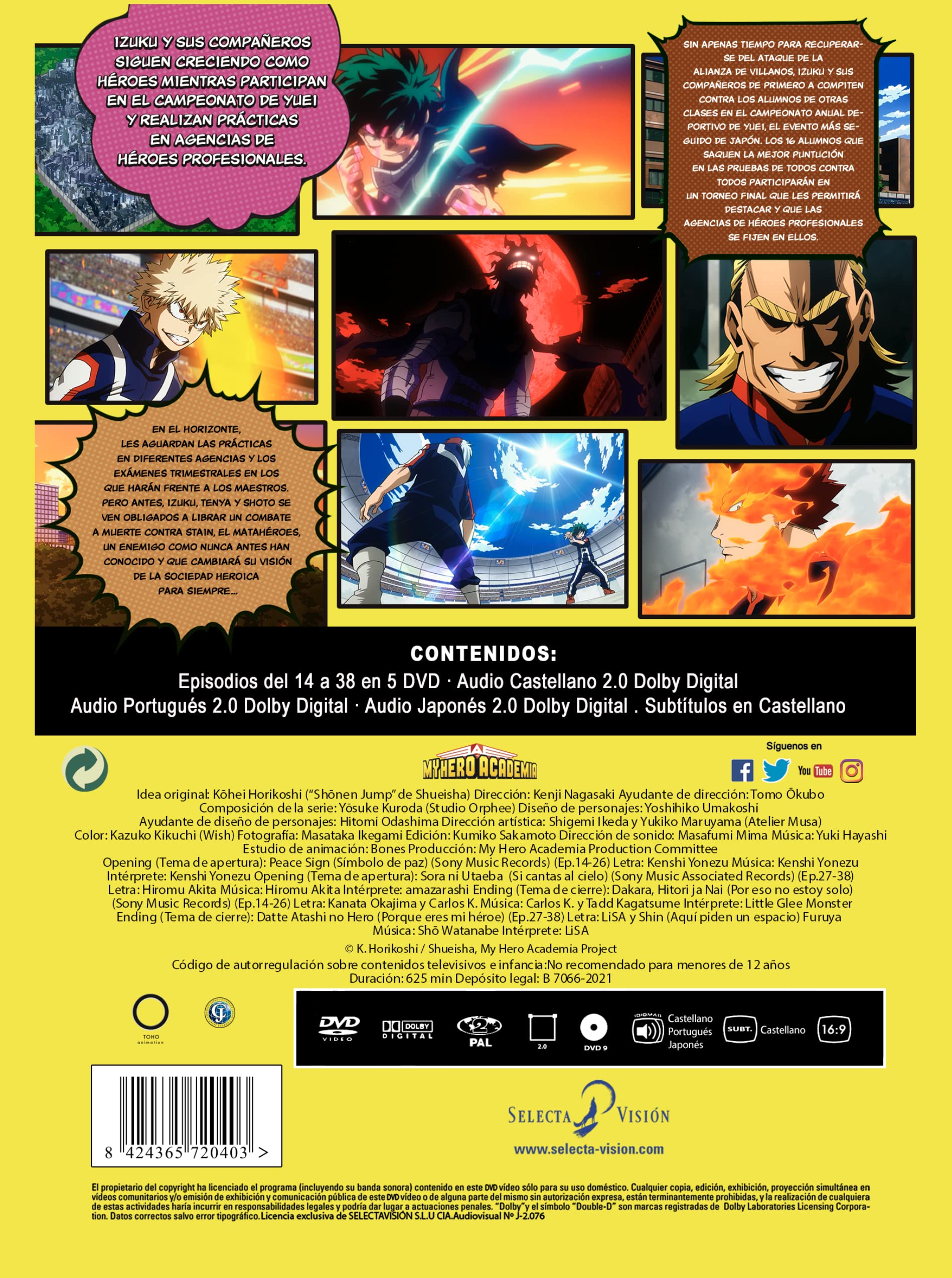 My hero academia Temp.2. - DVD