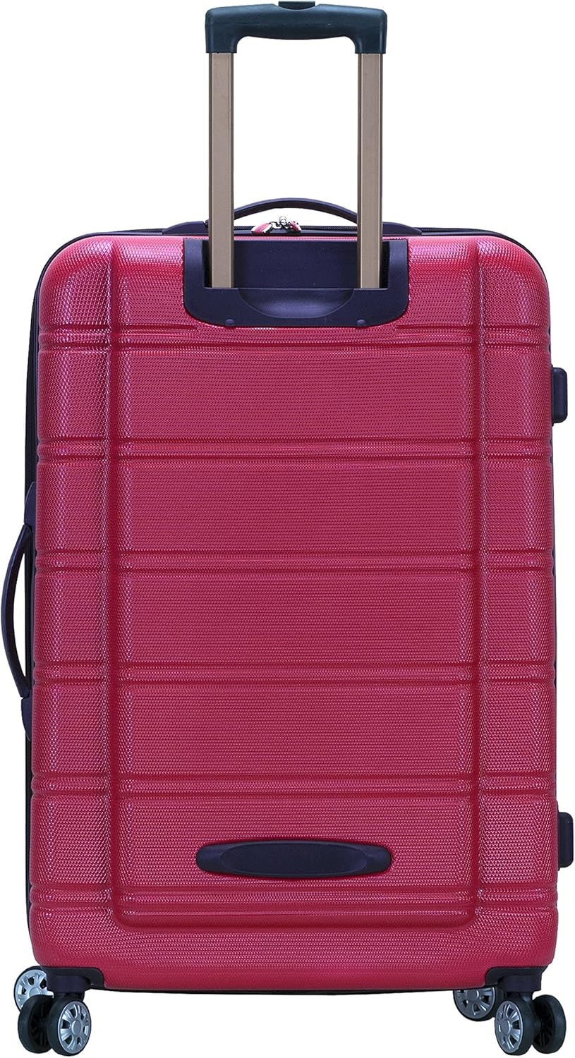 Travel in Style: A Review of the Rockland Melbourne Hardside Expandable Spinner Luggage in Magenta
