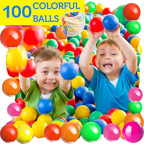 Miniatura 6 de Kiddey - Tienda de campaña con bolas para niños se arma de inmediato y no requiere montaje se utiliza como pelotero (no se incluyen las bolas) o