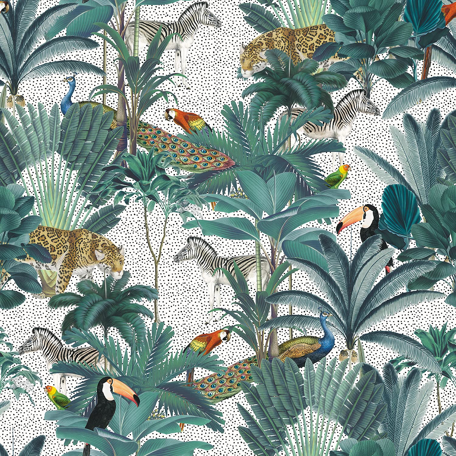 Discount Fabrics Ltd Royal Palm - Cvl002 - Natural Velvet Upholstery Fabric Curtain Plush Tropical Botanical Paradise Rainforest (, Per Half Metre)