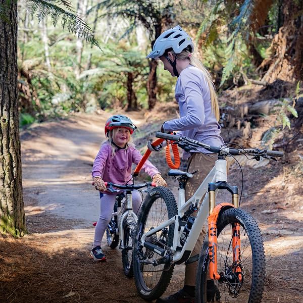 Kids Ride Shotgun - Corde de remorquage pour VTT - Cordon élastique pour vélo Enfant, Fixation à Tire - 4