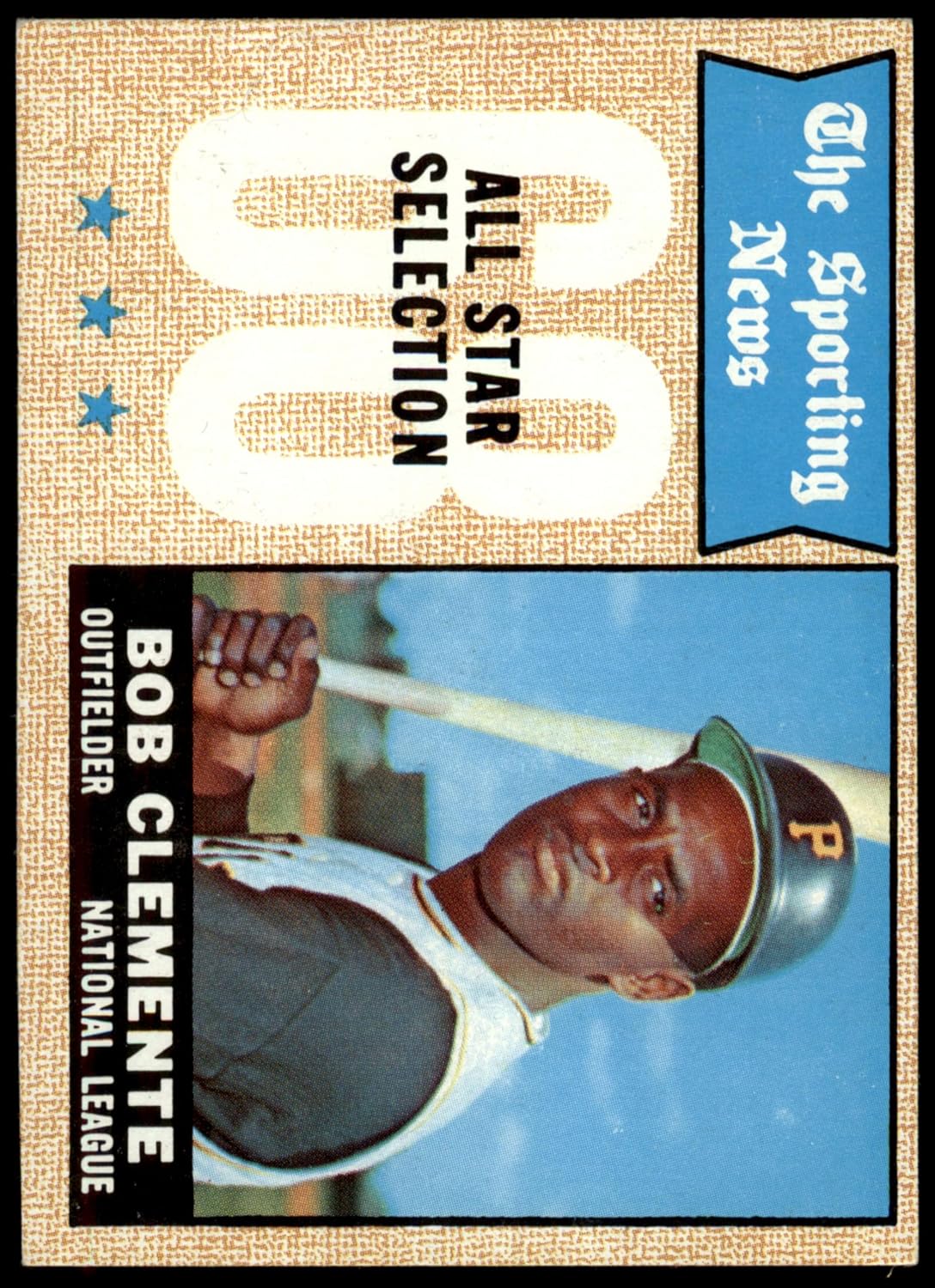 1968 Topps #374 All-Star Roberto Clemente Pittsburgh Pirates (Baseball Card) EX Pirates