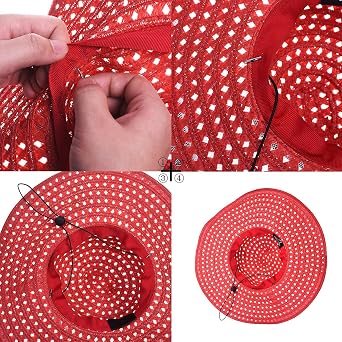 Tvoip Hat Chin Cord, Flexible Removable Hat Chin Strap with Spring Loaded Stop Cord Lock Set of 5