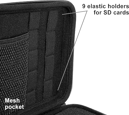 Miniatura 4 de Estuche de grabadora portátil profesional con incrustaciones de espuma DIY para ZOOM H1, H2N, H5, H4N, H6, F8, Q8 Prácticas grabadoras de música,