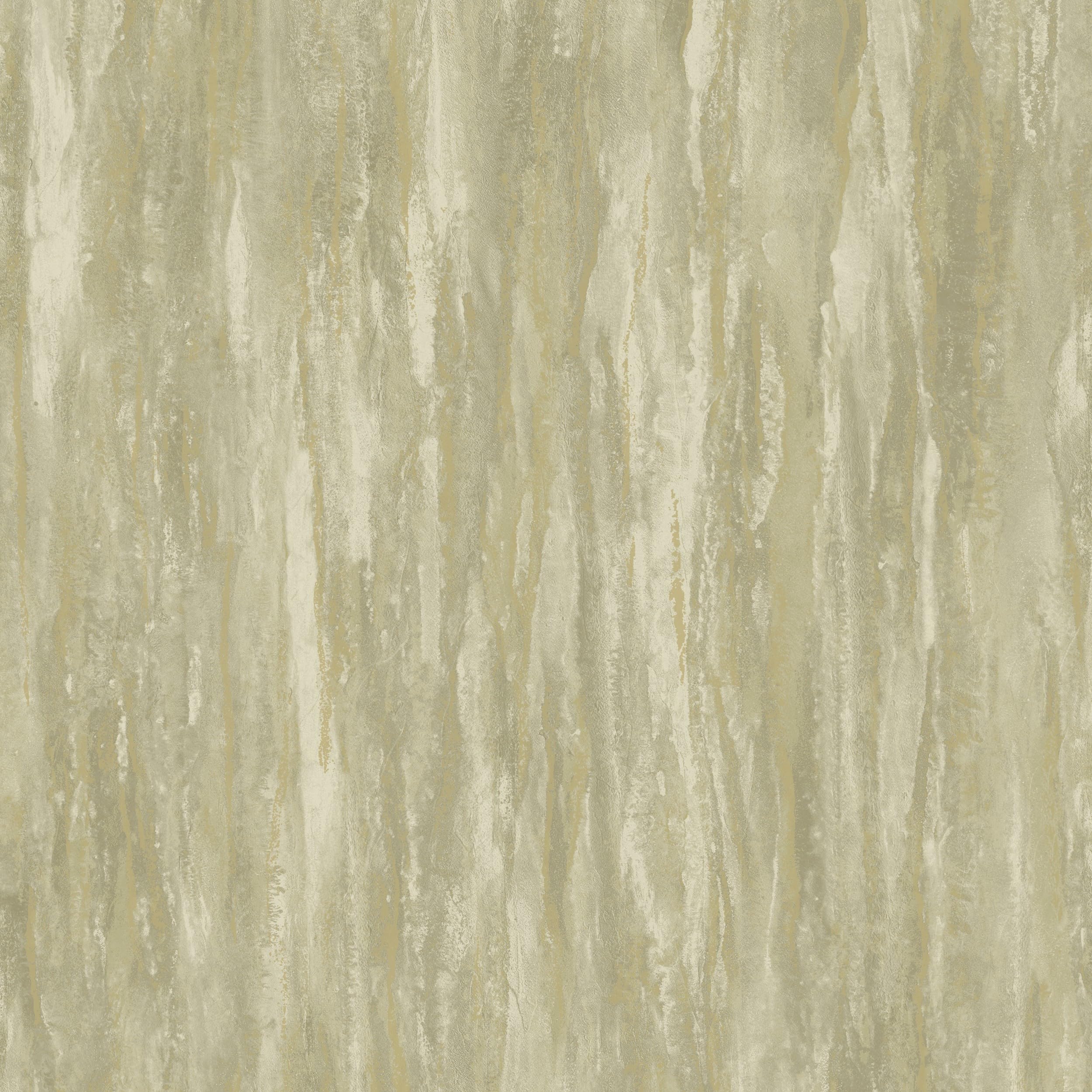 Grandeco Green Meteora Distressed Painted Plaster Effect Textured Wallpaper,