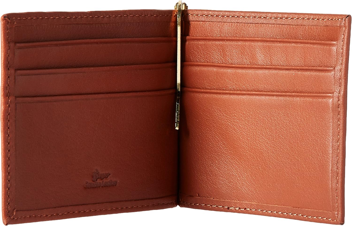Royce Leather RFID Blocking Money Clip Credit Card Wallet in Leather, Tan, One Size