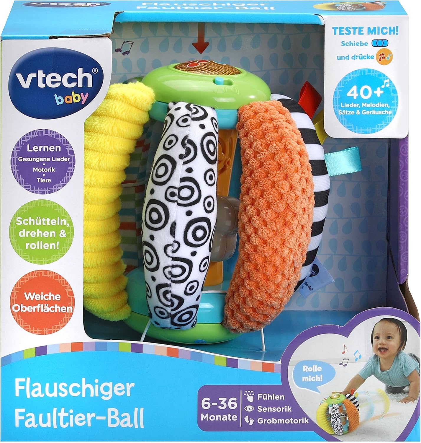 Flauschiger Faultier-Ball