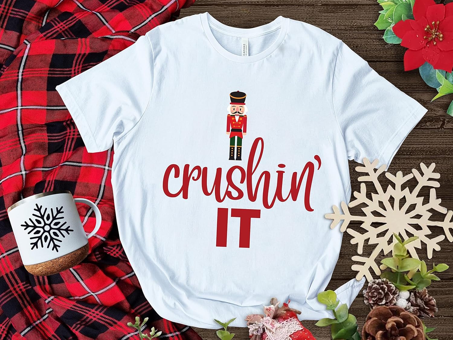 Crushin It Nutcracker Shirt Funny Christmas gift Sweater