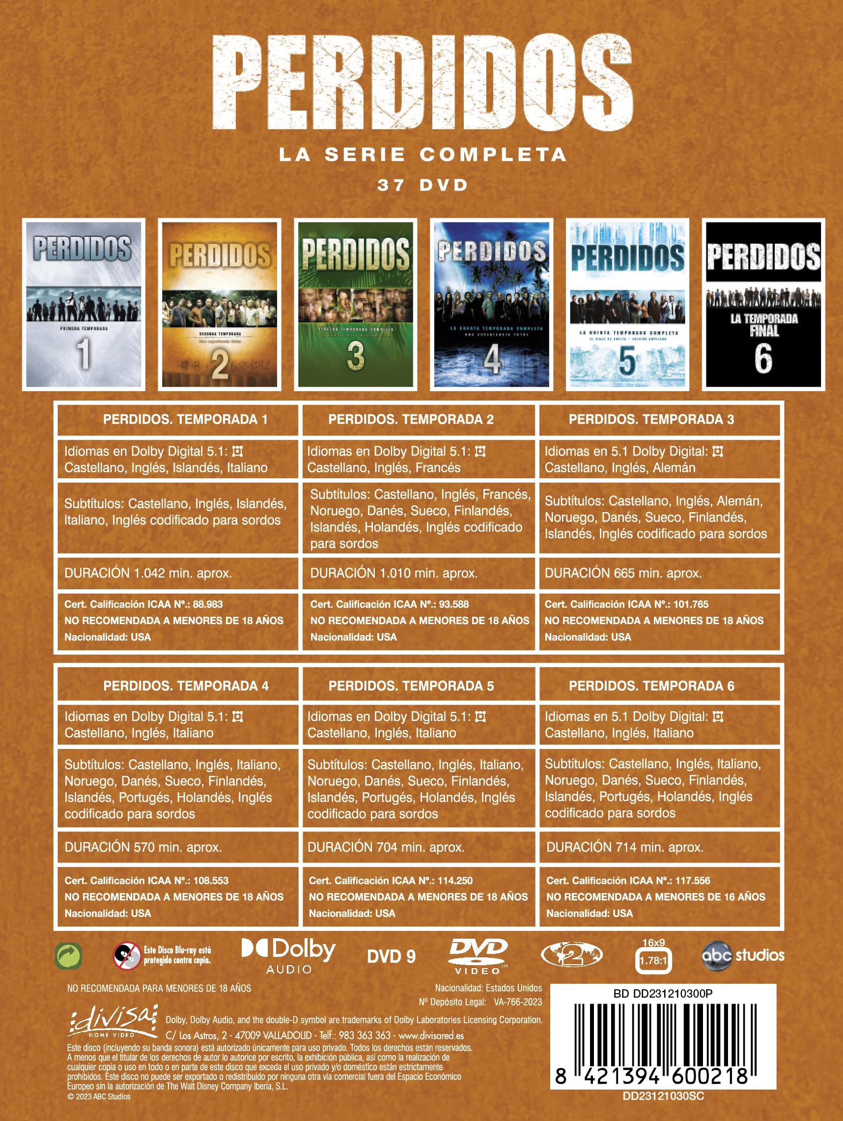 Perdidos (Lost) - Serie Completa (6 temporadas) (DVD)