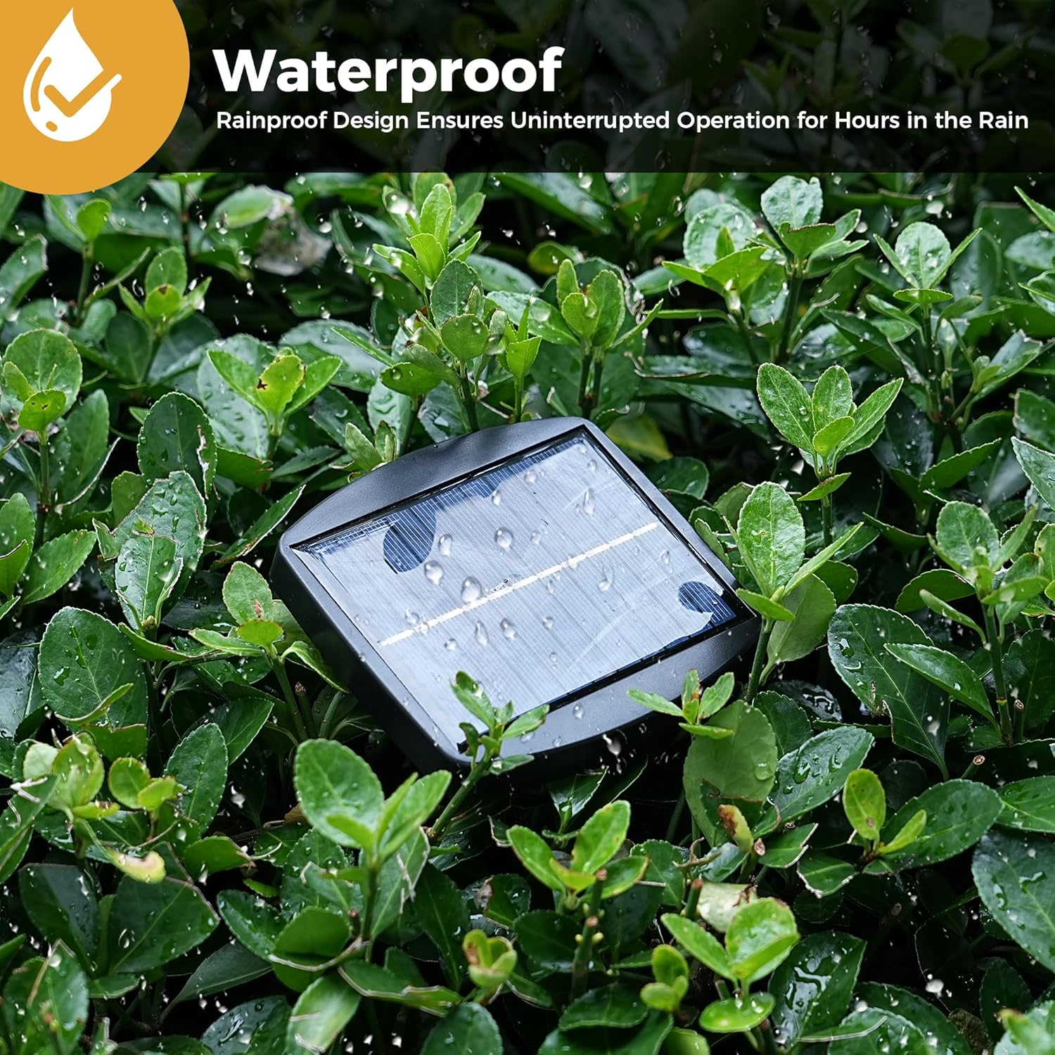 Outdoor Basic 1.2W Solar Panel for Patio Umbrella with 4-Pin Connector - Waterproof Replacement Charging Kit, Solar Power Accessory for Outdoor Umbrellas​ (1)