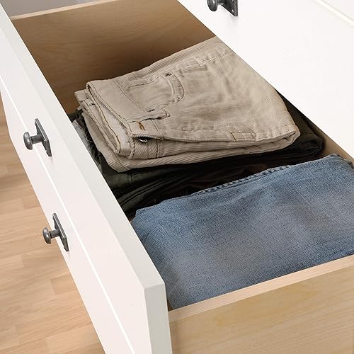 Miniatura 9 de Sauder Cottage Road - Cofre de 4 cajones, acabado blanco suave, L: 32.44" x W: 19.29" x H: 44.92" Blanco suave,Roble Raven