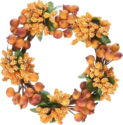 Worth Imports Anillo de vela de bayas, otoño, 2.5 pulgadas, 1 unidad (paquete de 1)