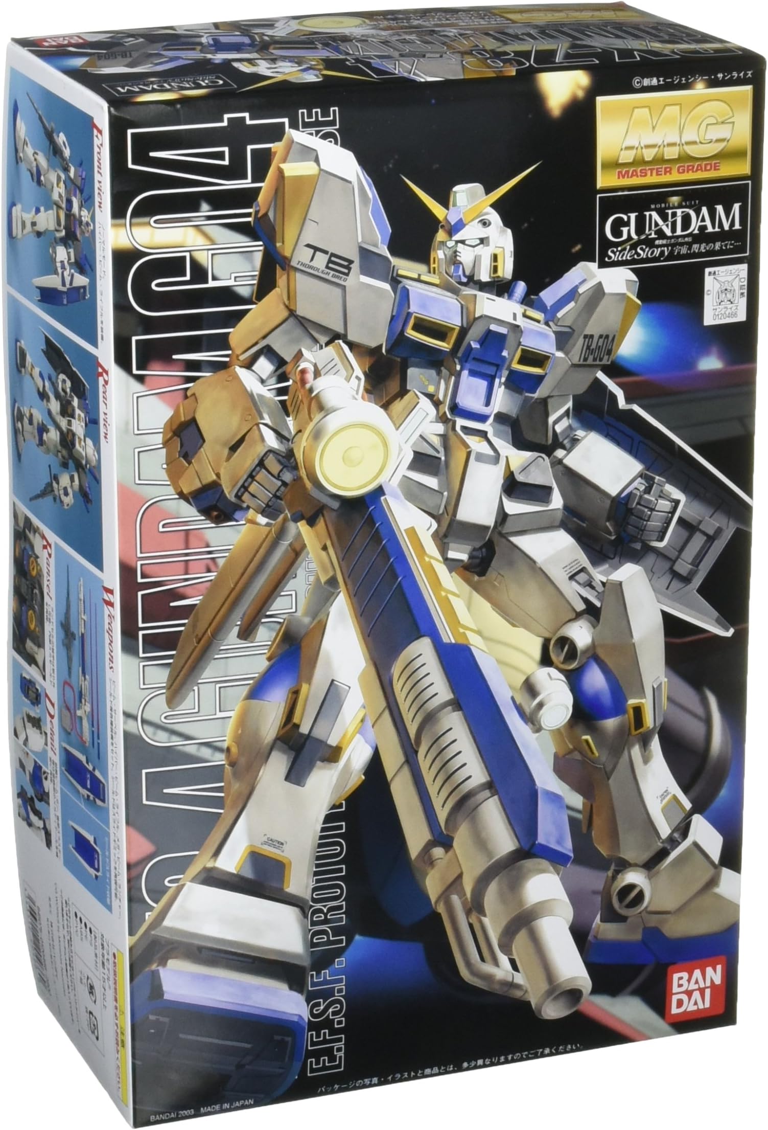 Amazon.com: RGM-79[G] GM Ground Type Gundam 08th MS Team, Bandai MG 1/ ...