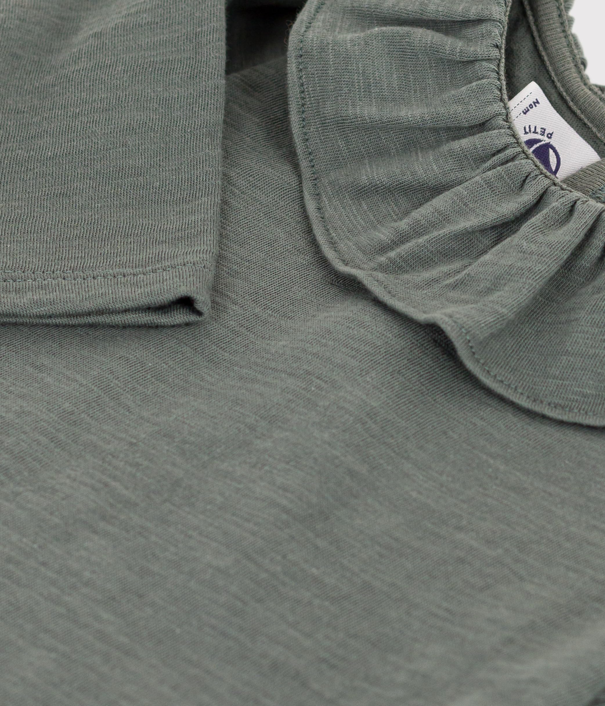 Petit Bateau Camicetta a Maniche Lunghe Bimba