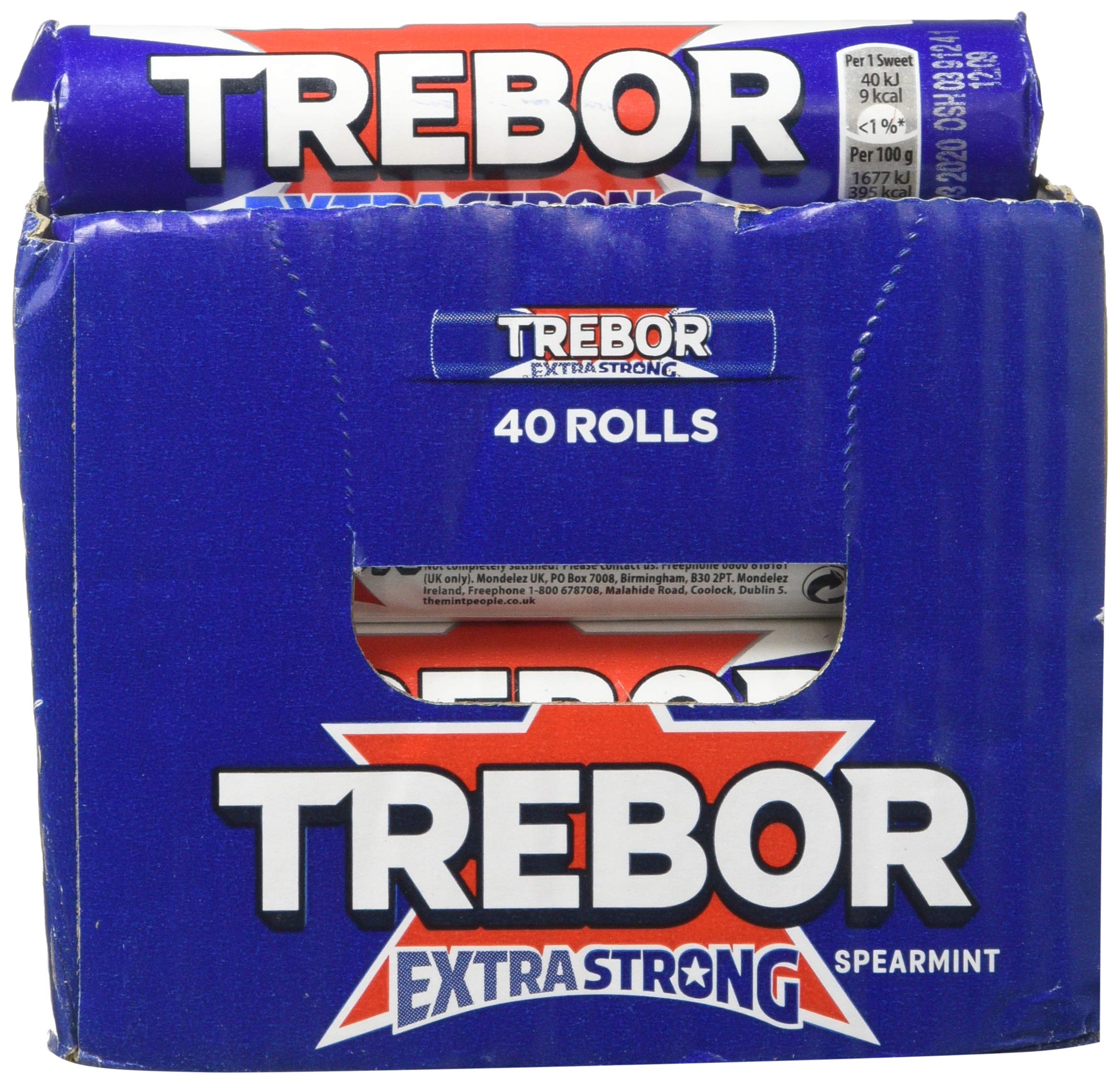 Trebor Extra Strong Mints Peppermint 41.3g - A. B. Snell & Son