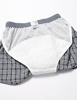 Amazon | 紳士おしりまで安心失禁トランクス3枚組 - M