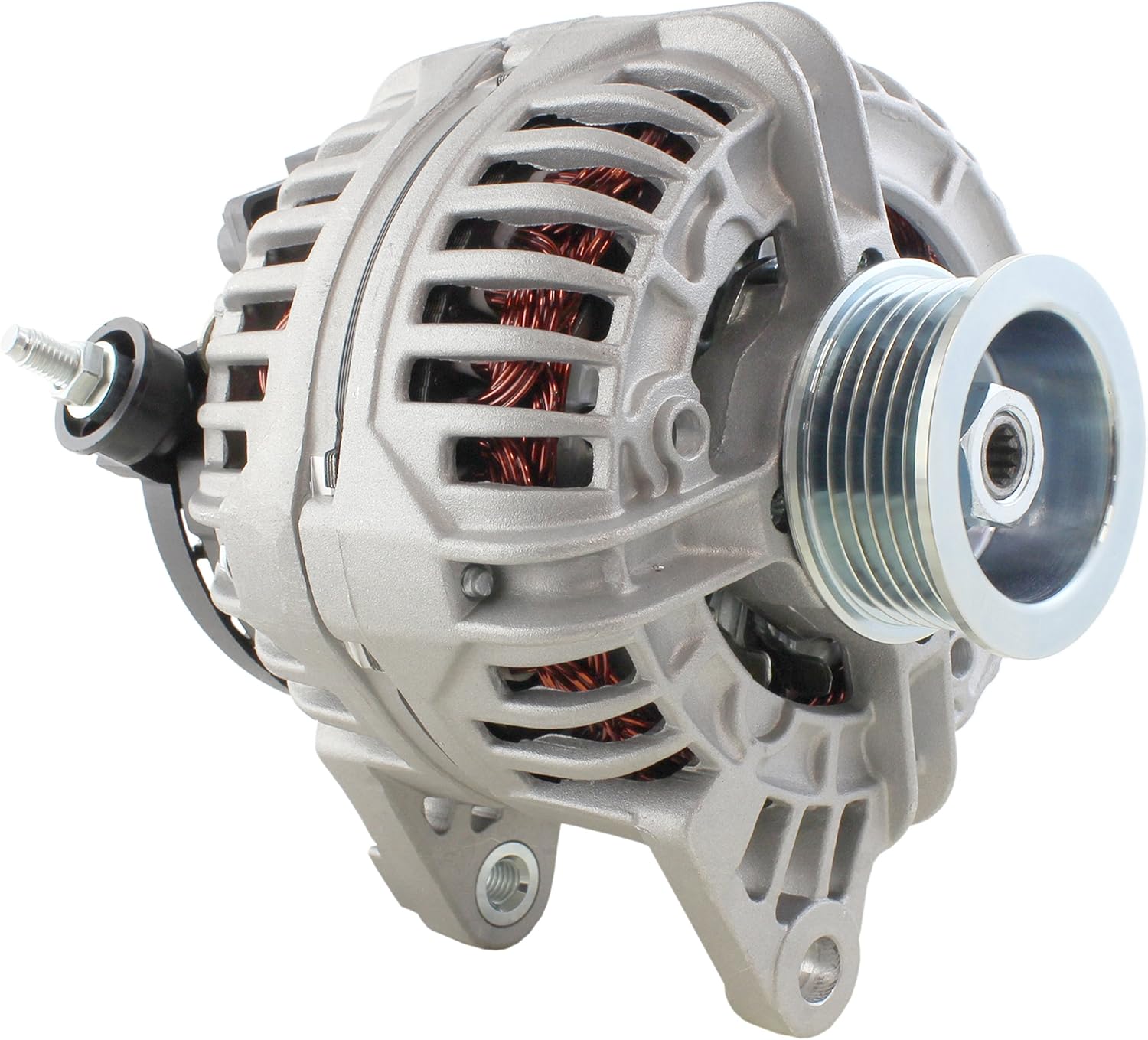 New Alternator Compatible with Jeep Cherokee Dodge Durango Ram 0-124-525-002 6-004-ML0-000 6004ML0000 56041120AB 56041120AC 421000-0100 56029700AA 421000-0320 421000-0322 90-29-5409N 421000-0323