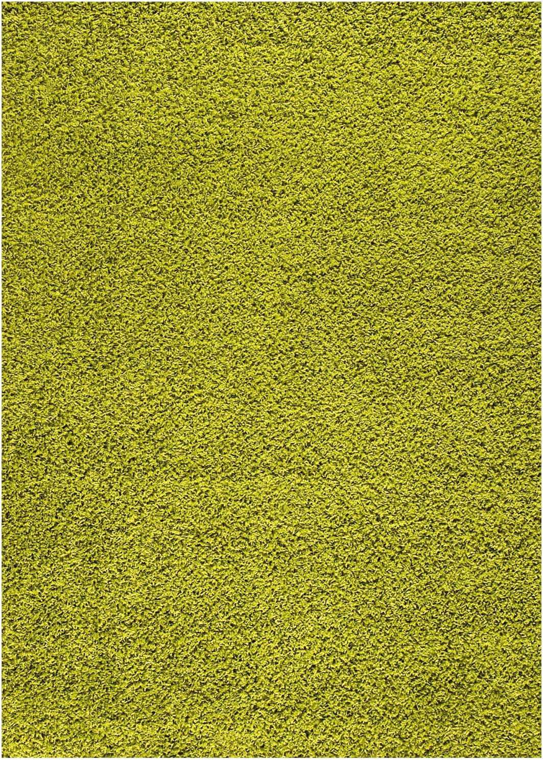 Vimoda Teppich Prime Shaggy Hochflor Langflor Einfarbig Modern Grün für Wohnzimmer – Bild 5