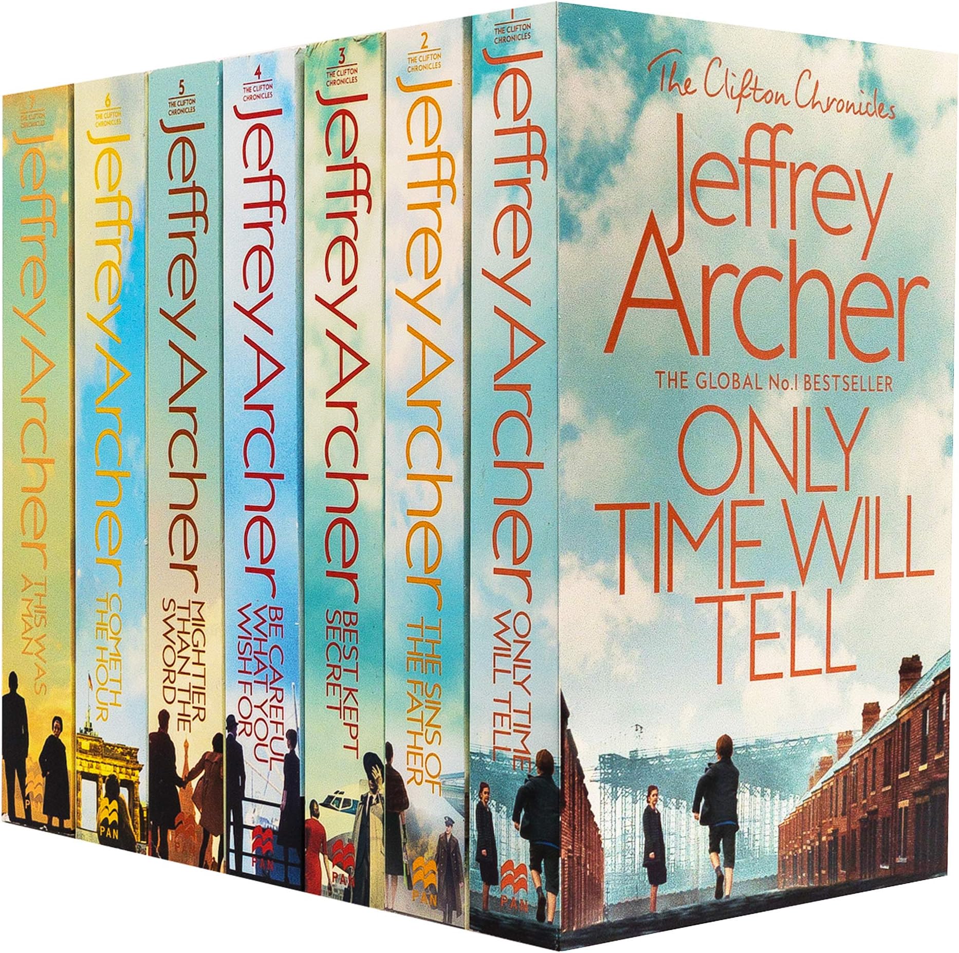 Jeffrey Archer Clifton Chronicles 6 Books Set Collection (Cometh the Hour,Mightier than the Sword,Be Careful What You Wish For,Only Time Will Tell,The Sins Of The Father,Best Kept Secret) Paperback