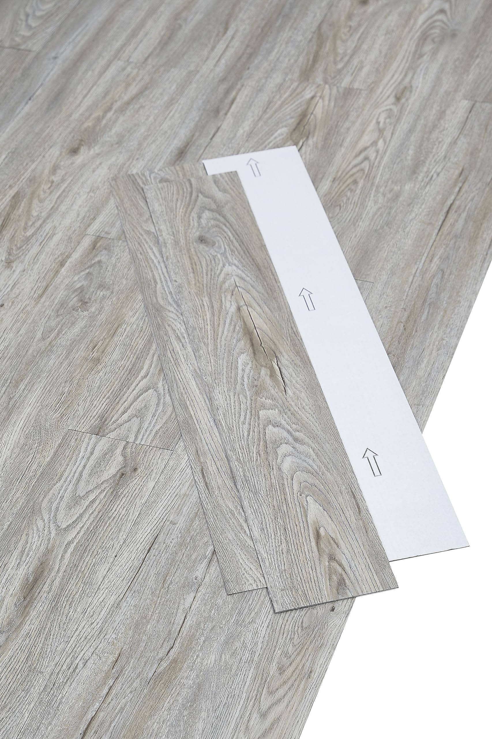 Misento Selbstklebender Vinylboden Holzoptik – 32 Planken, ca. 4,46 m², 1,5 mm Stärke, mit Fußbodenheizung geeignet