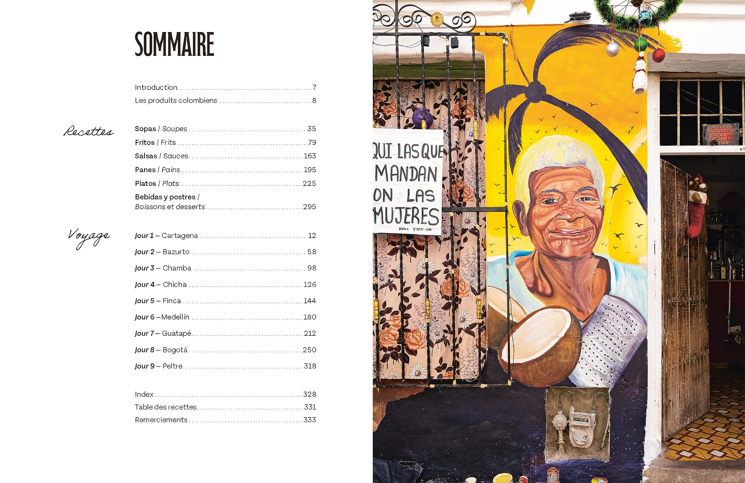 Recuerdame, carnet de cuisine colombienne