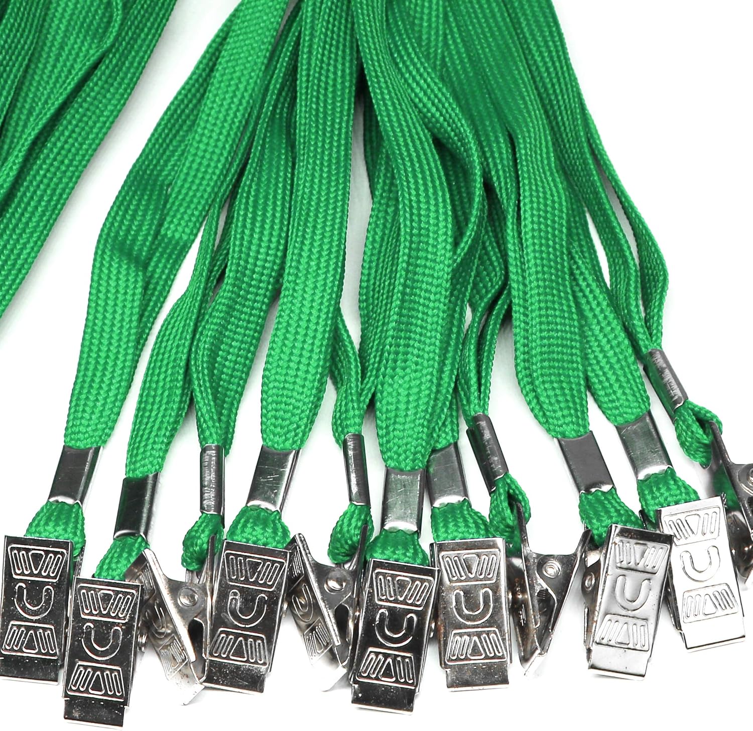 Ollain Badge Lanyards Neck Bulk Cruise Lanyards Lanyard with Clip for ID Card Name Tags Badge Holders (Green, 100 Pack) - Image 2