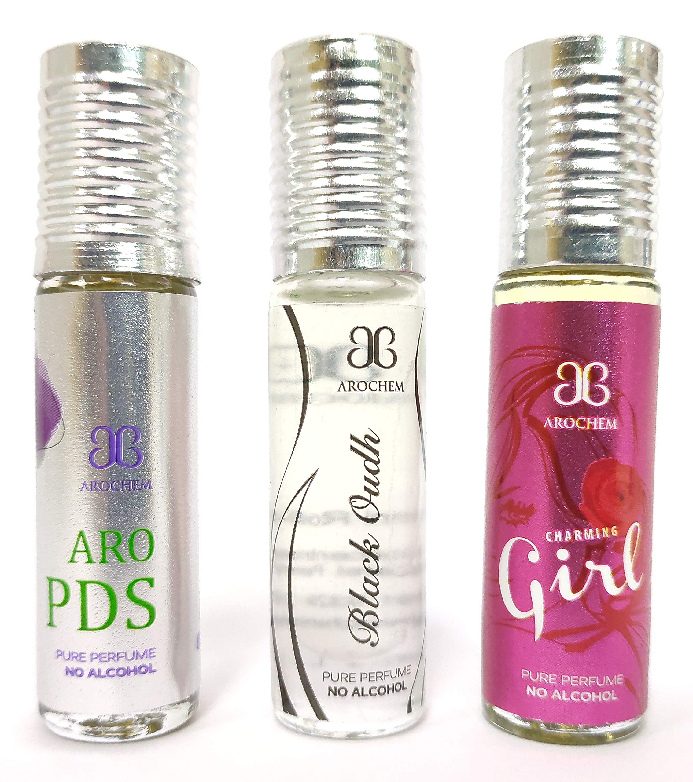 AROCHEM ARO PDS,AROCHEM BLACK OUDH & AROCHEM CHARMING GIRL, combo of 3, 6ml each