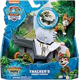 PAW Patrol Jungle Pups, Veicolo Scimmia di Tracker, veicolo giocattolo con personaggio Tracker da collezione, giocattoli per bambini e bambine dai 3 anni in su - 10