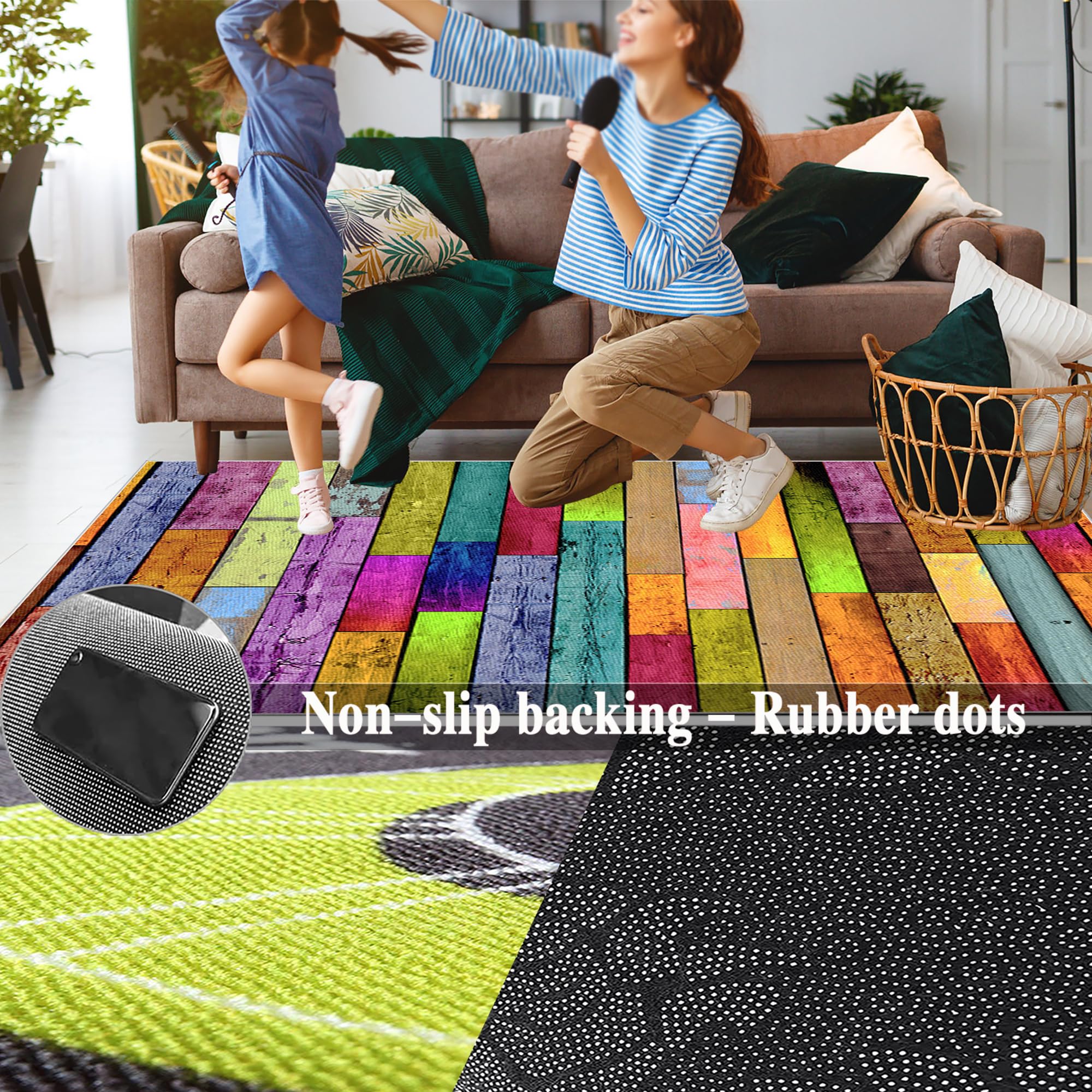 Tappeto a Tamburo Tappeto per Batteria Acustica 180 x 160 cm Tappeti Antiscivolo Insonorizzato per Batteria Elettroniche Rullante Grancassa Strumenti Musicali Tappeto A Tamburo Tappeto Batteria