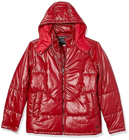 True religion red puffer jacket Clearance