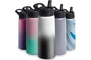 FineDine Insulated Water Bottle for Boys 8-12