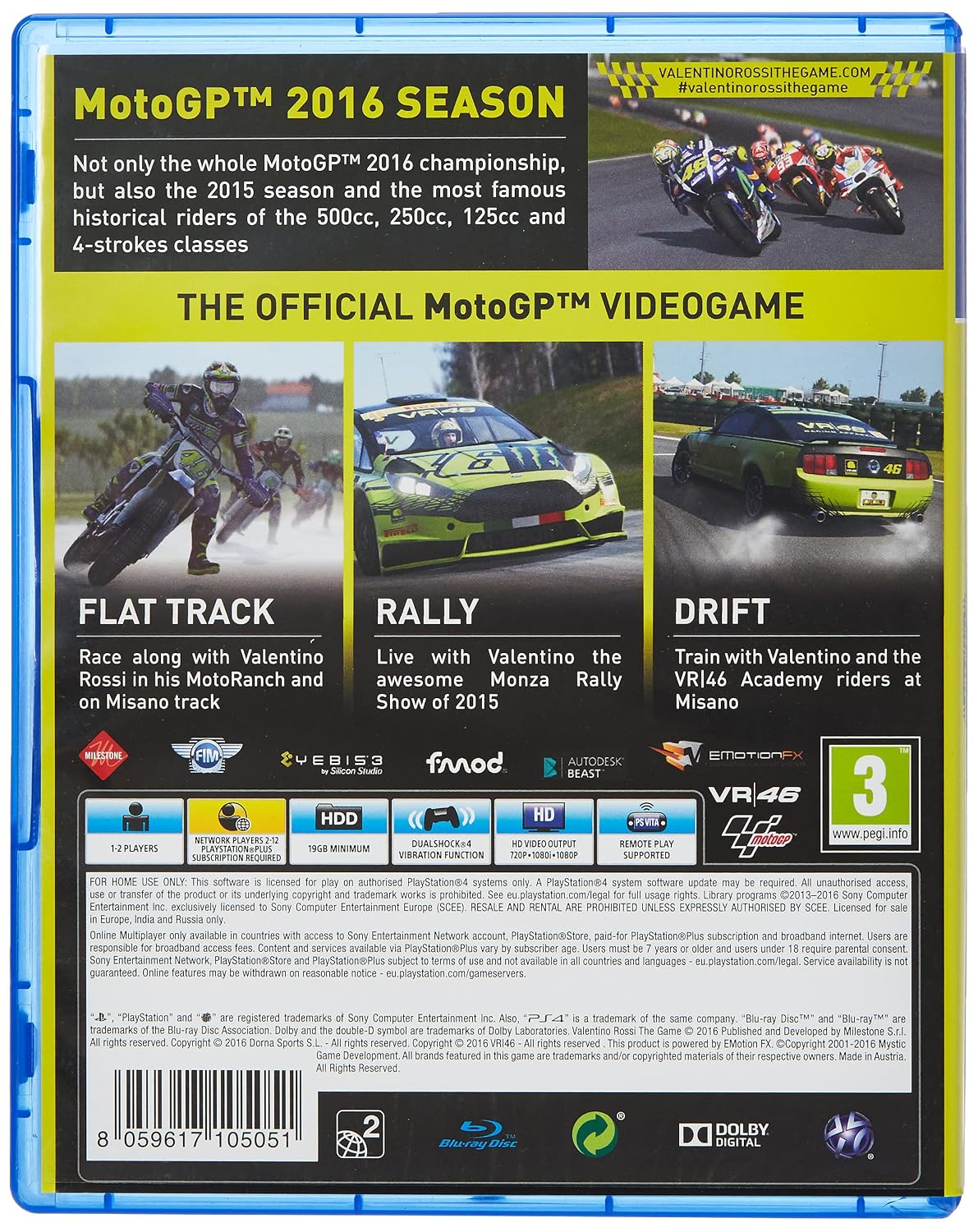 MotoGP16: Valentino Rossi (PS4)