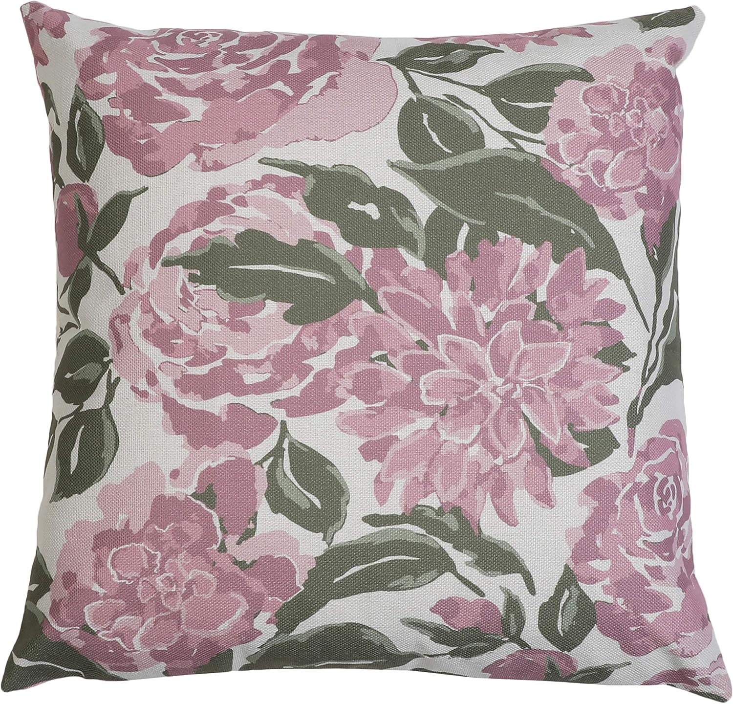 Thro Ltd. By Marlo Lorenz Illona Floral Square Throw Pillow, Pink Home & Kitchen