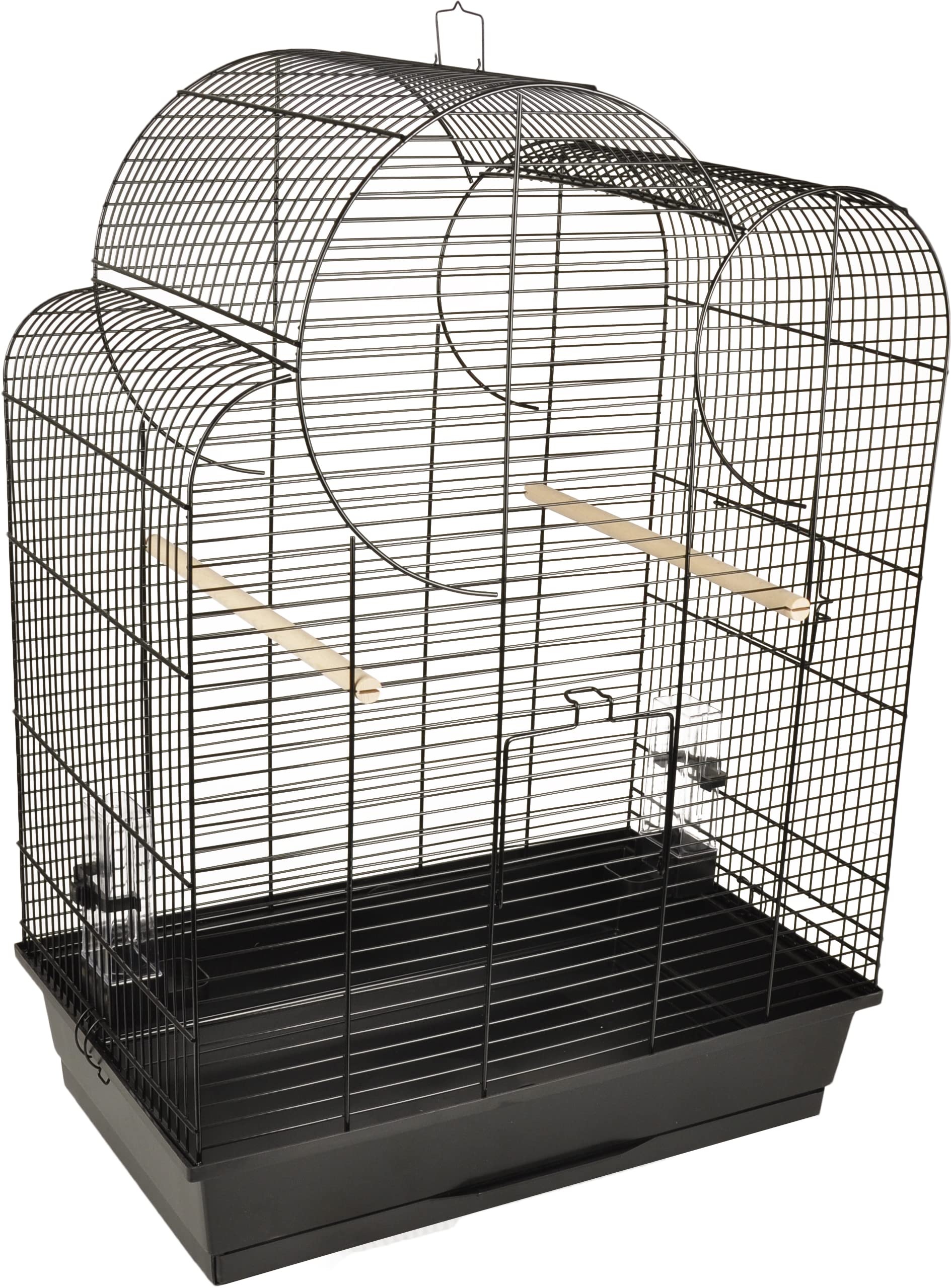 Flamingo Vogelkäfig Wammer 1 Schwarz – 54×34×75 cm