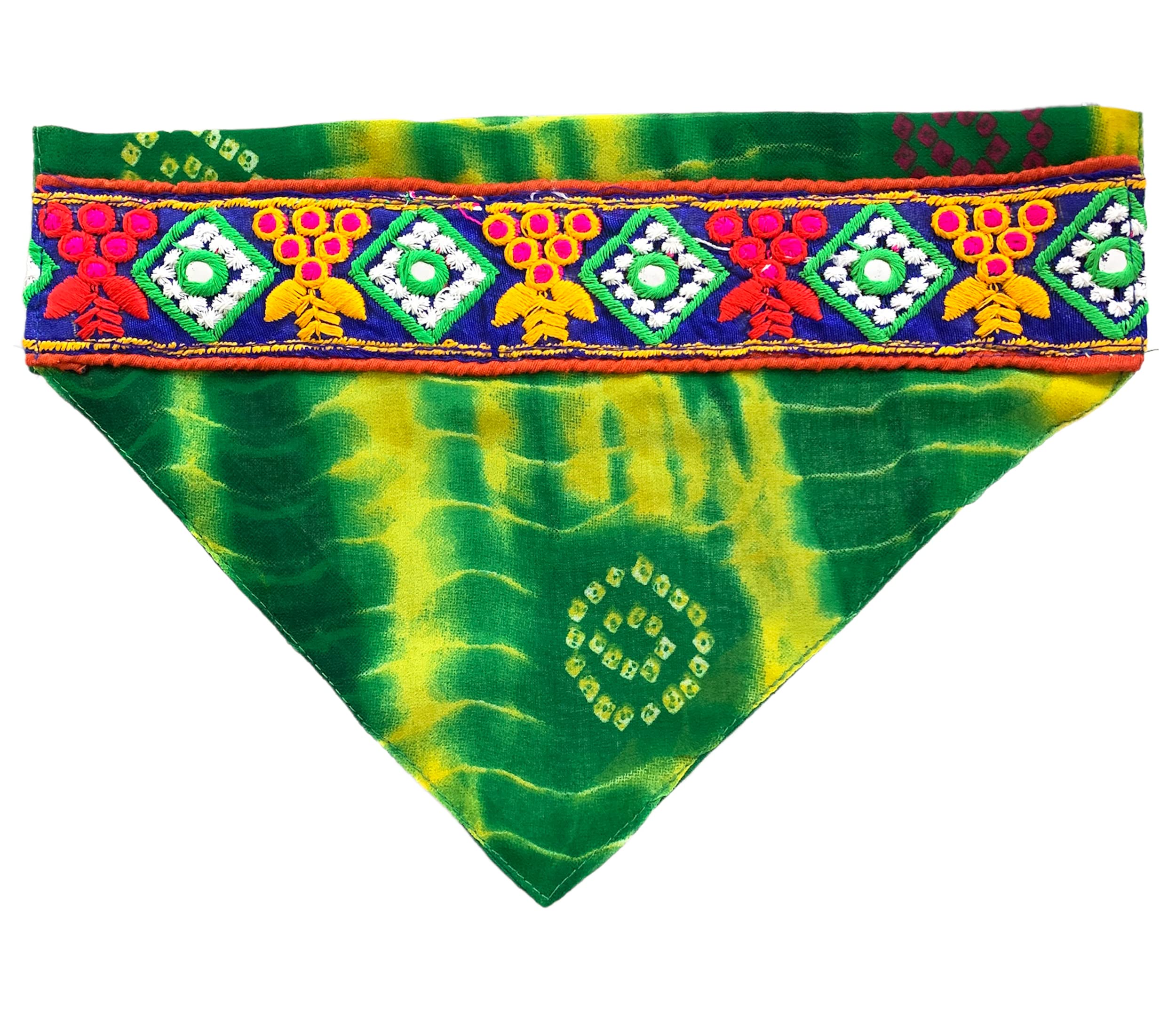 See full amazon price history chart for For The Fur Kids Dog Dress for Navratri/Diwali: Bandhani Dog Bandana with Embroidery (Green) For The Fur Kids Dog Dress for Navratri/Diwali: Bandhani Dog Bandana with Embroidery (Green) (B0BFR1VSR5) Amazon Price History, Amazon Price Tracker