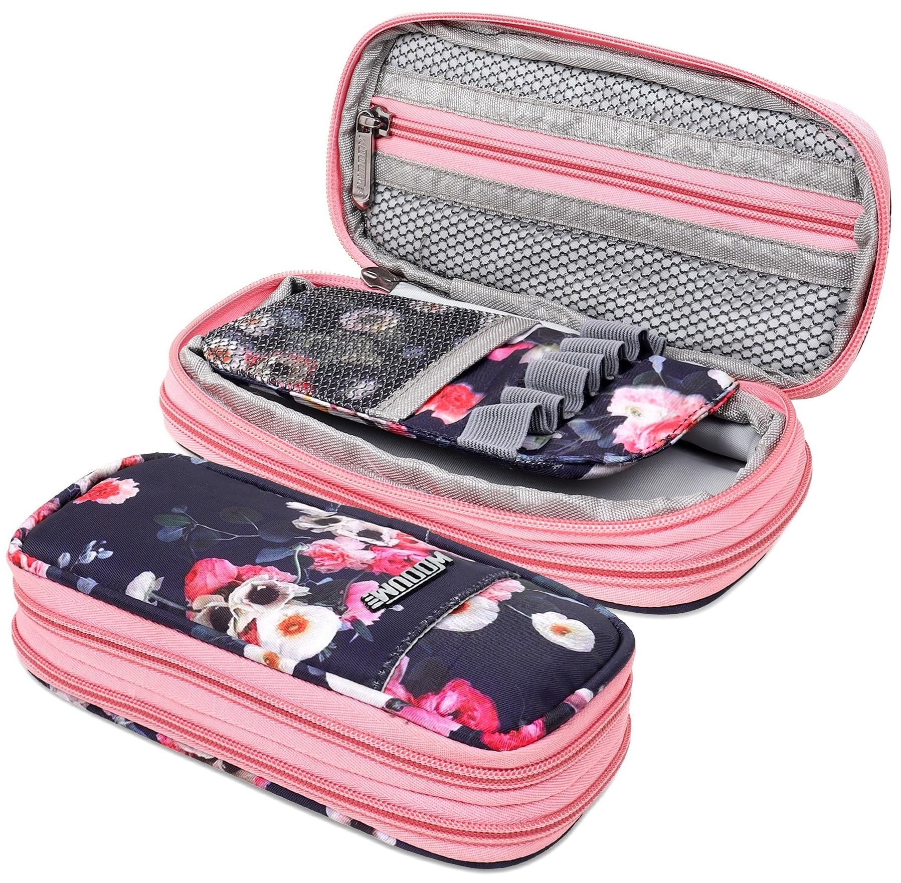 Wooum Expandable Pencil Pouch Big Pen Case Office College School Large Storage High Capacity Pouch Holder Organizer (Flower) (B0CN1B1D33) Amazon Price History, Amazon Price Tracker