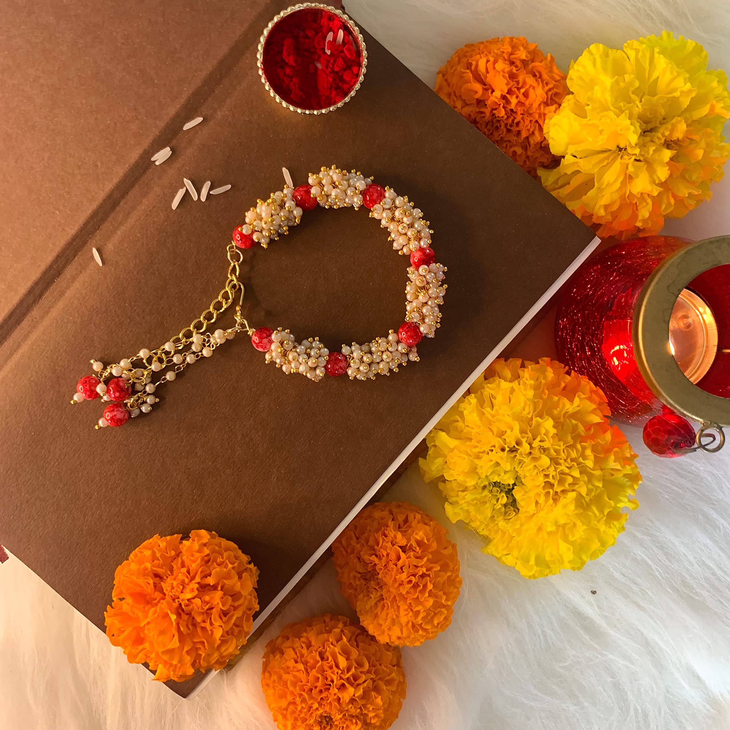 Bhaiya Bhabhi Lumba Rakhi Combo Set For Rakshabandhan