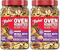 Vista 19 de FISHER Oven Roasted Never Fried - Mezcla de frutos secos asados al horno, nunca fritos
