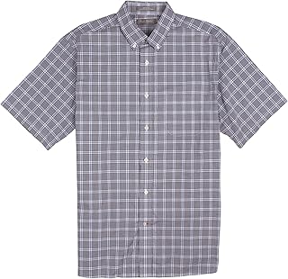 Daniel Signature Men's Cotton Short Sleeve Button-Down Shirt with Pocket