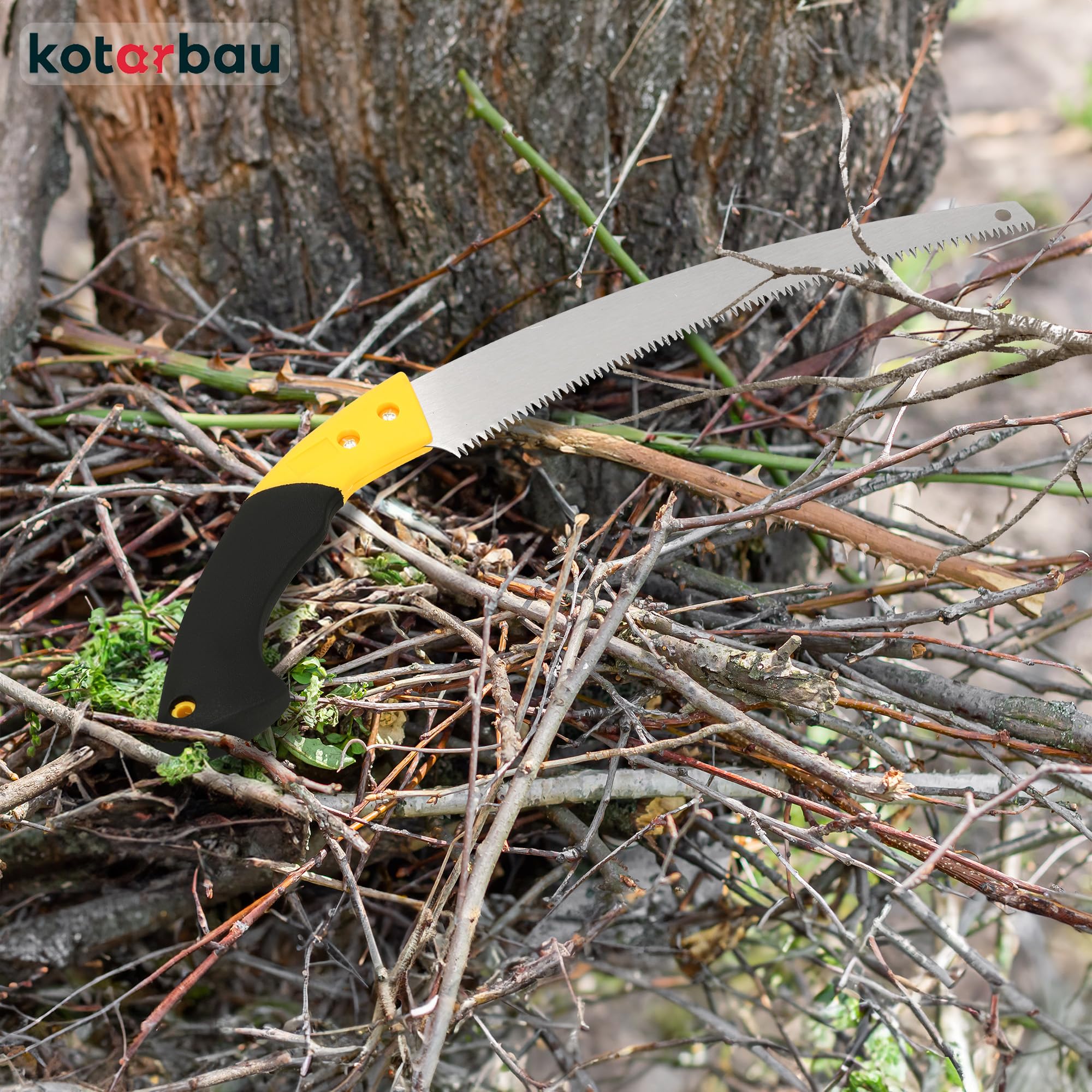 KOTARBAU® Sega da Giardino 320mm Piegata Manuale per Taglio Rami Arbusti