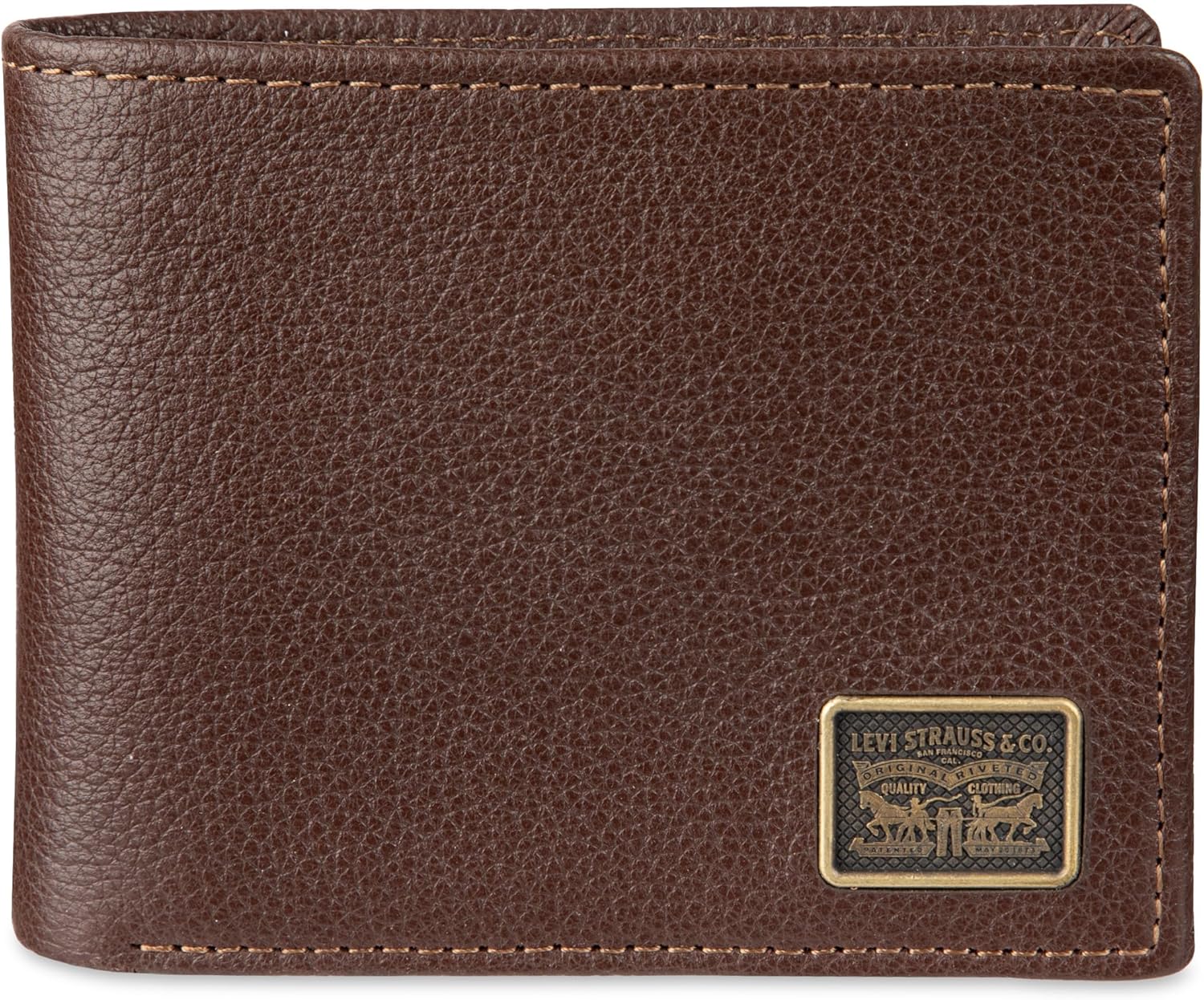 Levi's Men's Levi's Men's Raymond Passcase Wallet, grey, One Size