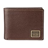 Men's Levi's Men's Raymond Passcase Wallet, grey, One Size
