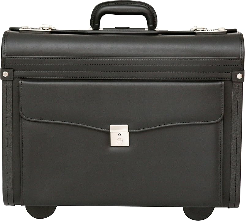 TASSIA Pilóta Táska - Laptop és Iratok Tárolására - Üzleti Utazáshoz, Kézipoggyászként Használható Bőrönd