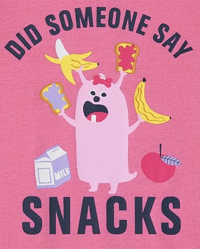 Miniatura 2 de The Children's Place Conjunto de pijama de 2 piezas de camiseta de manga larga y pantalones ajustados para bebé y niña pequeña, 100% algodón