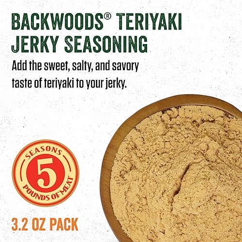 Miniatura 3 de LEM Backwoods Teriyaki Condimento con paquete de curación, 1 oz.