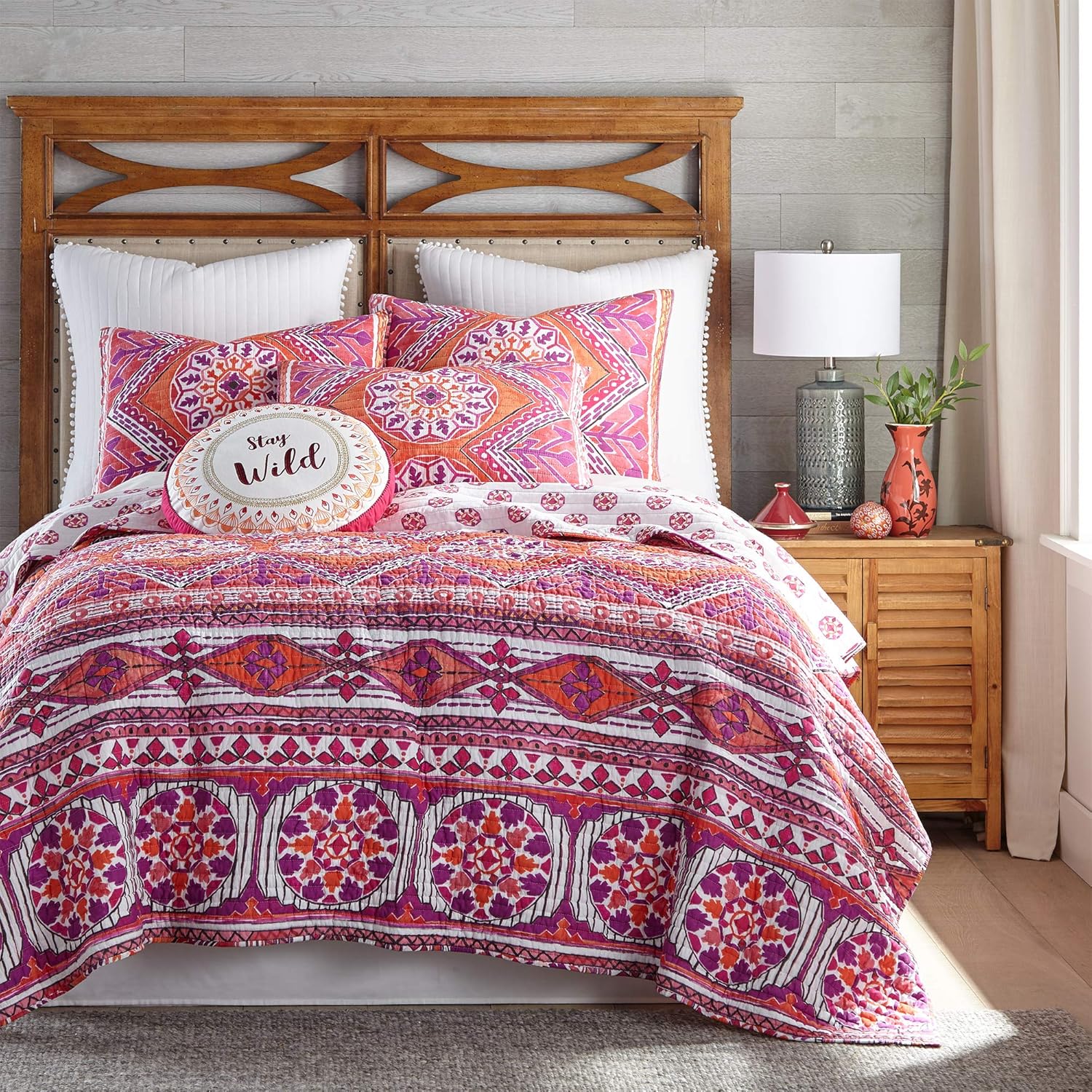 Levtex Home Lonni Quilt Set Twin Quilt + One Standard